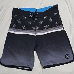 Ron Jon Blue and Gray Surf Shorts